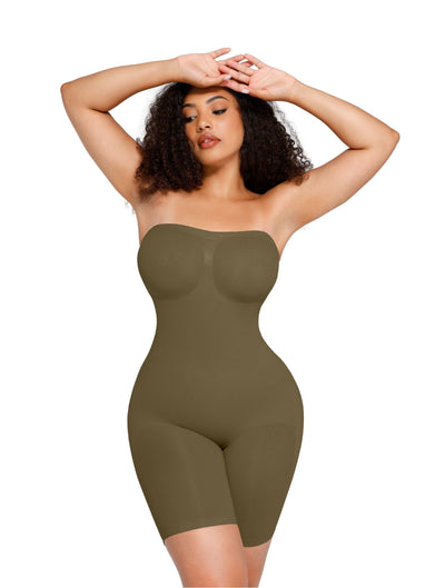 Trägerloser formgebender Bodysuit in Shapewear