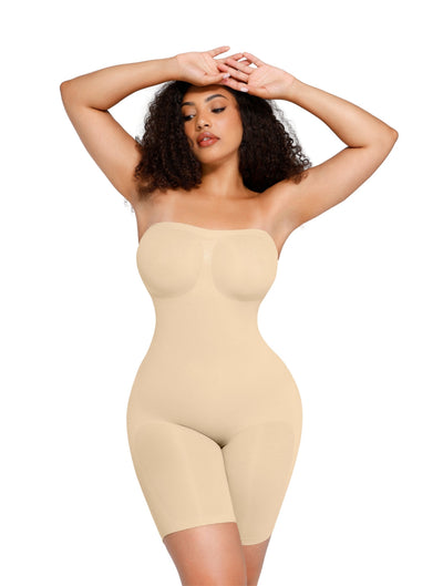 Trägerloser formgebender Bodysuit in Shapewear