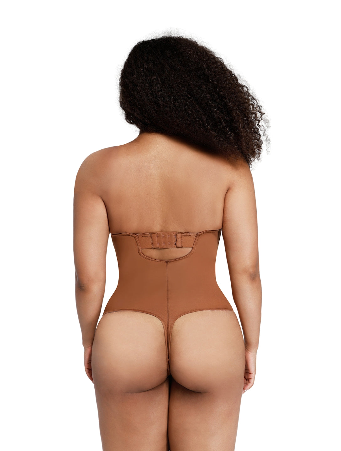 Schulterfreier Stützender Shapewear-Body