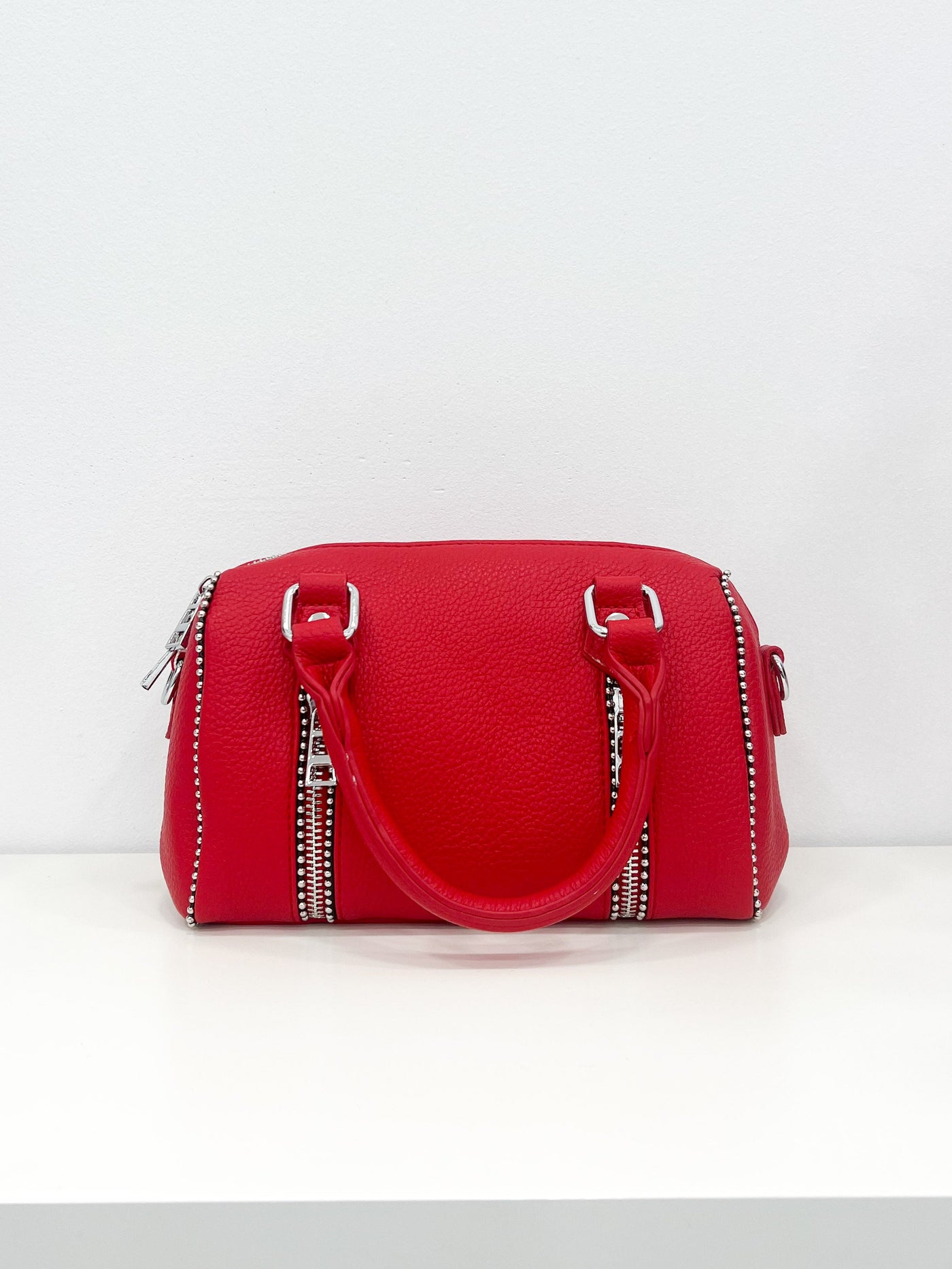 Red mini zipper bag