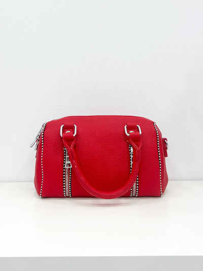 Red mini zipper bag