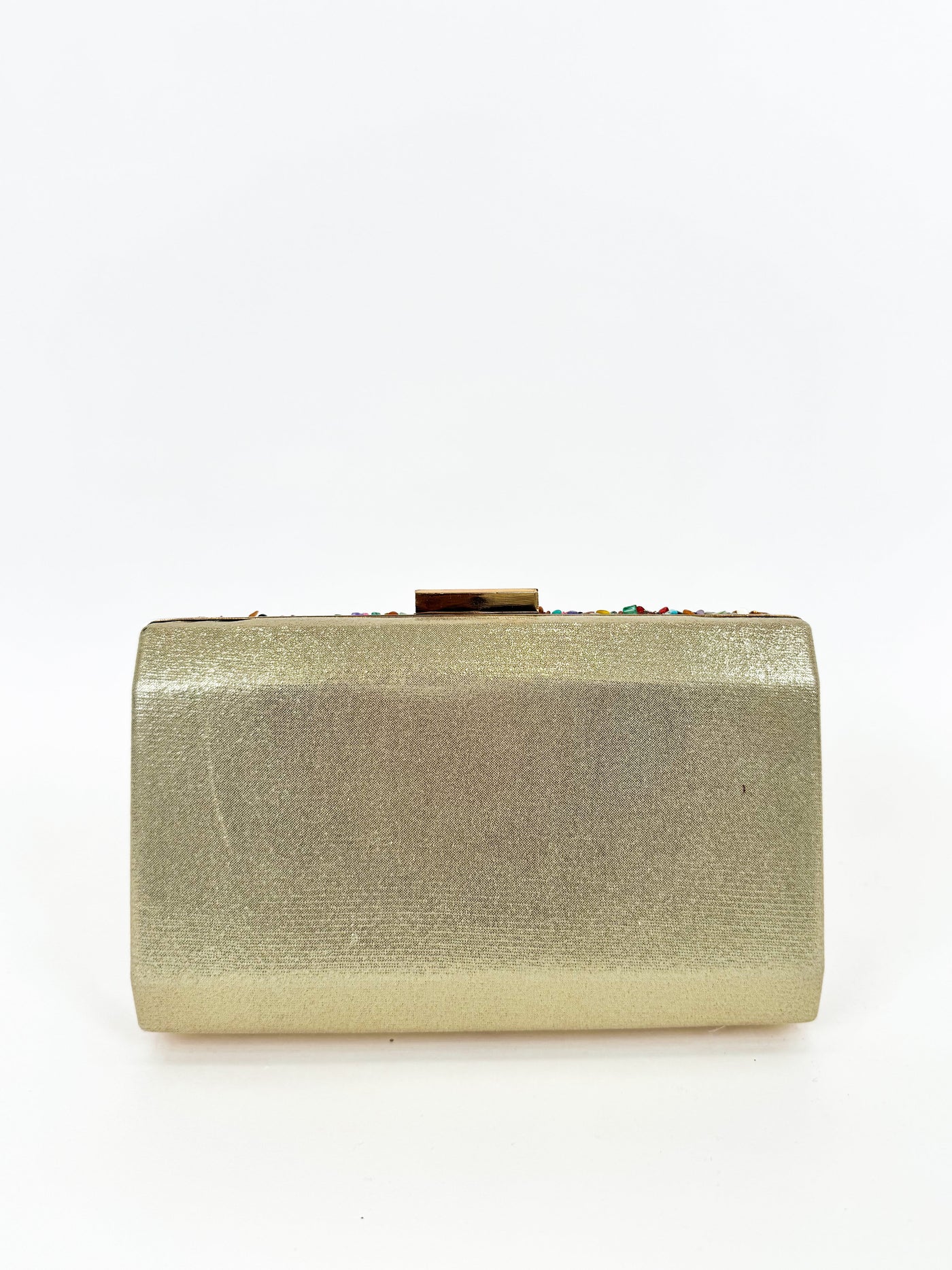 Horizontal clutch with colored stones