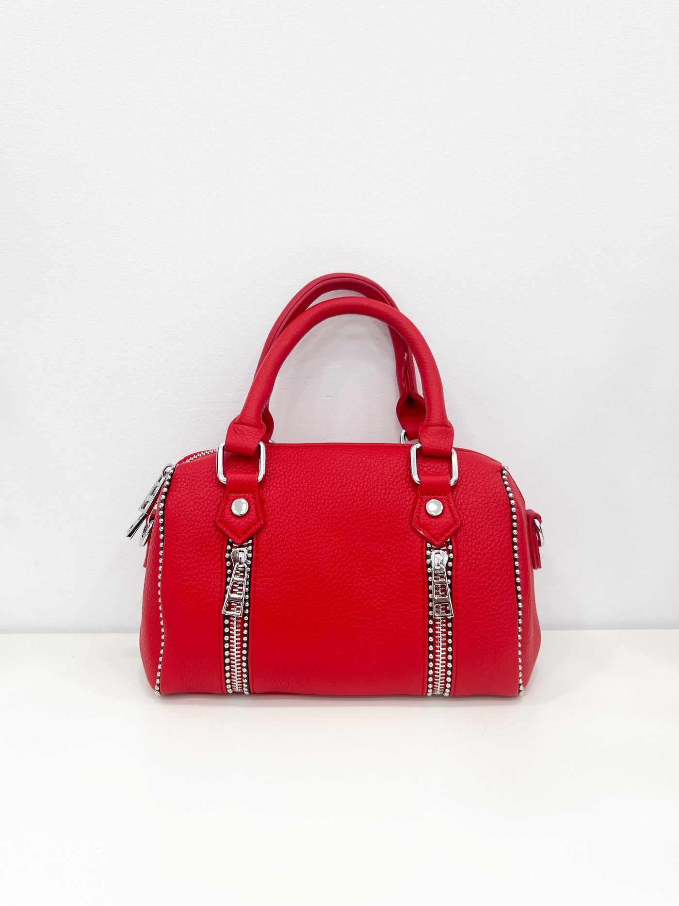 Red mini zipper bag