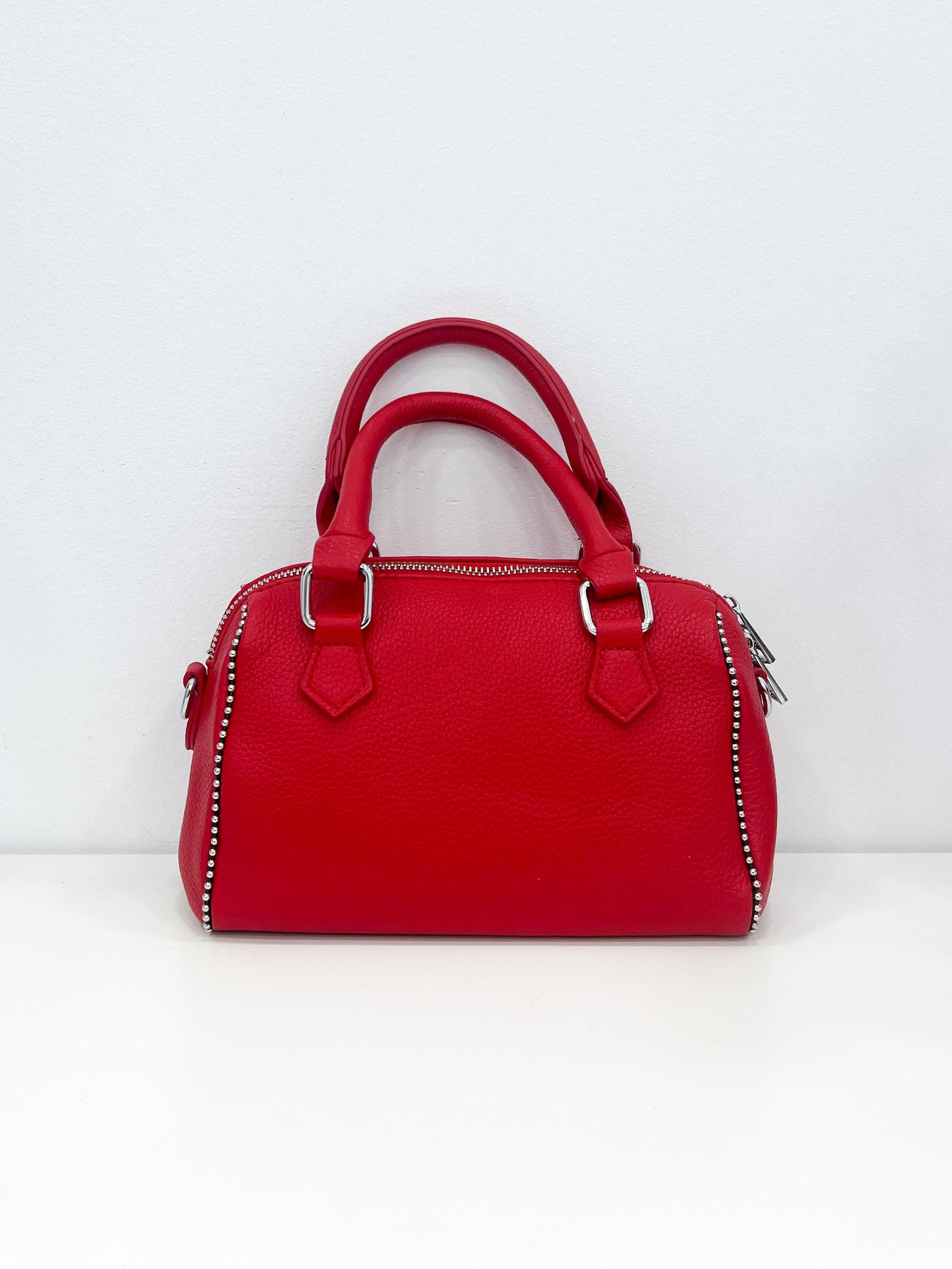Red mini zipper bag