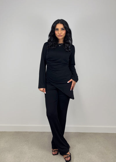 Casual Chic Set Schwarz