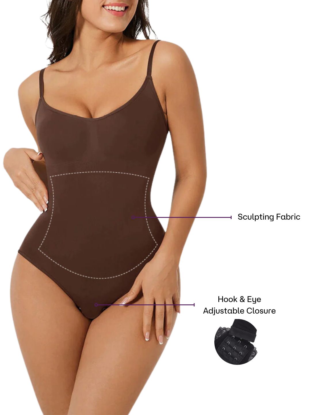 Figurbetonter Tanga-Body