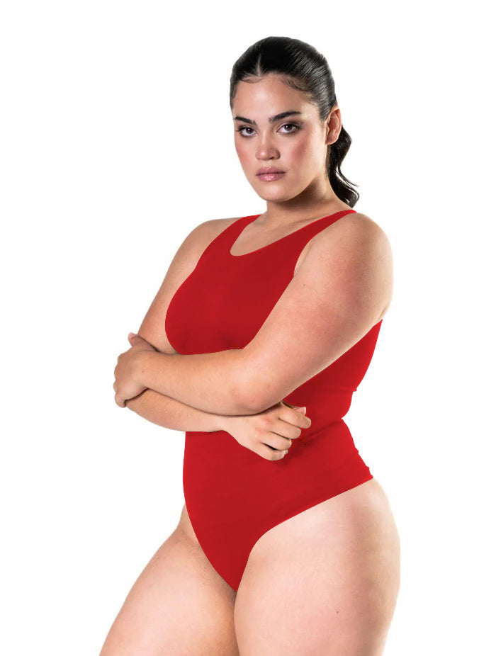 Tanga-Body mit Rundhalsausschnitt