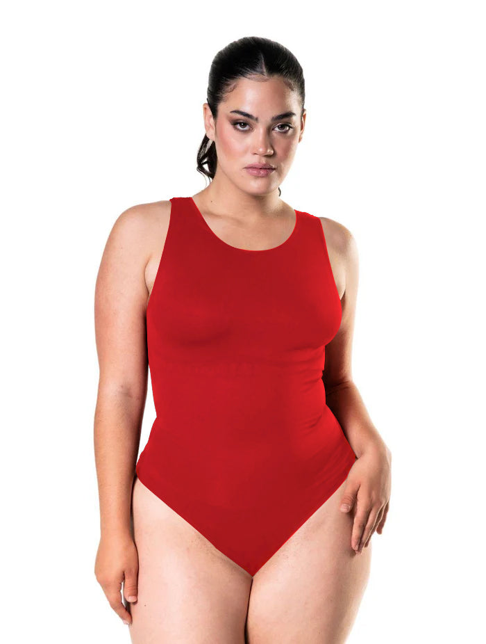 Tanga-Body mit Rundhalsausschnitt