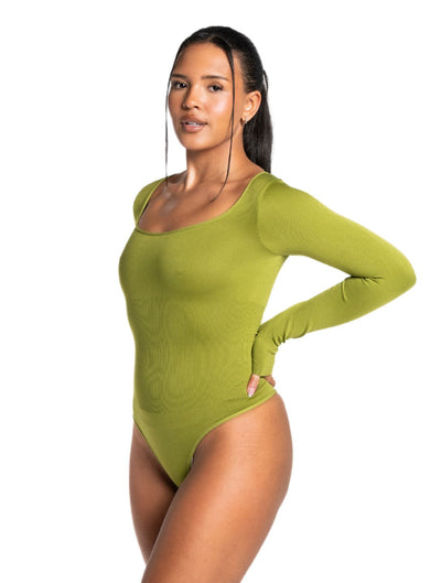 Langärmliger Tanga-Body