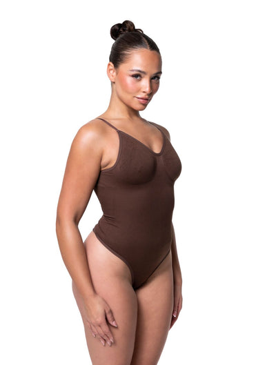 Figurbetonter Tanga-Body mit tiefem Rückenausschnitt