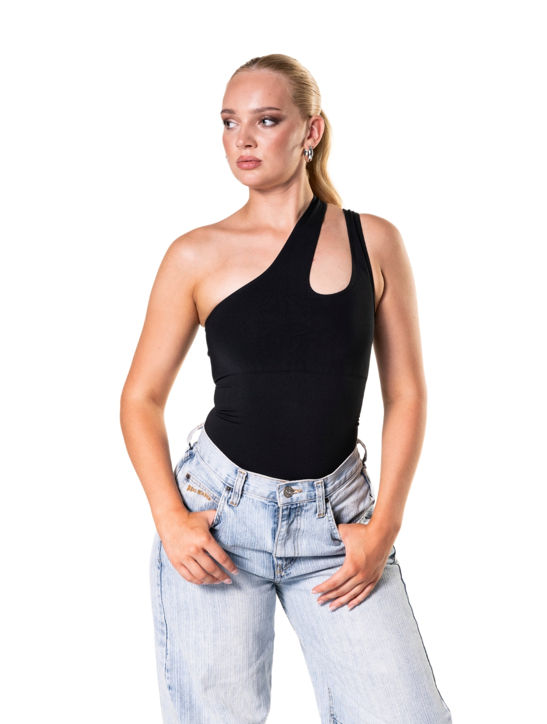 Shaping-Body mit One-Shoulder-Design