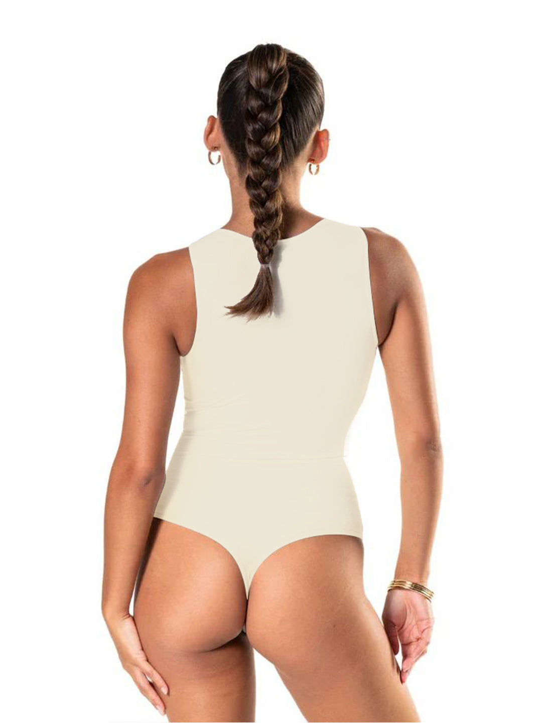 Tanga-Body mit Rundhalsausschnitt