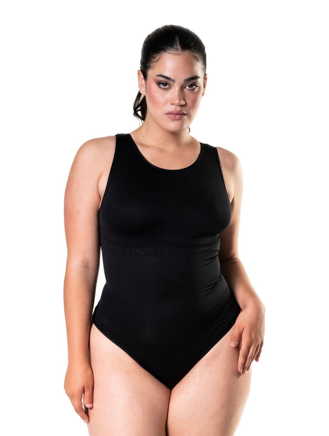 Tanga-Body mit Rundhalsausschnitt