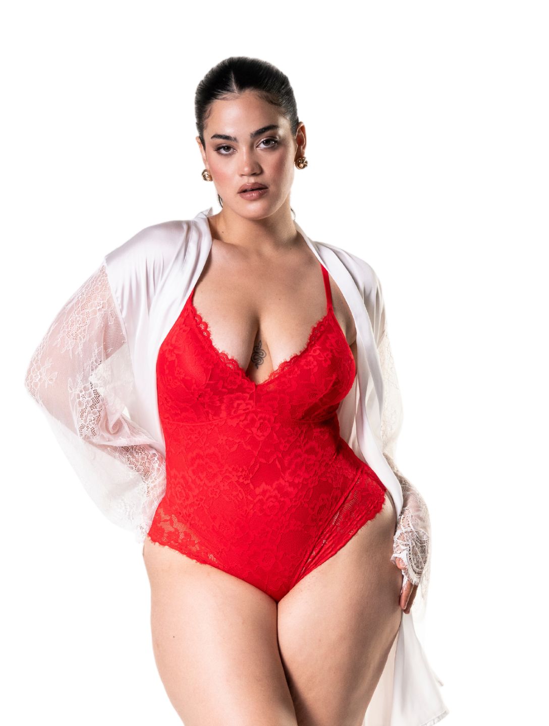 Shapewear-Body mit Spitze