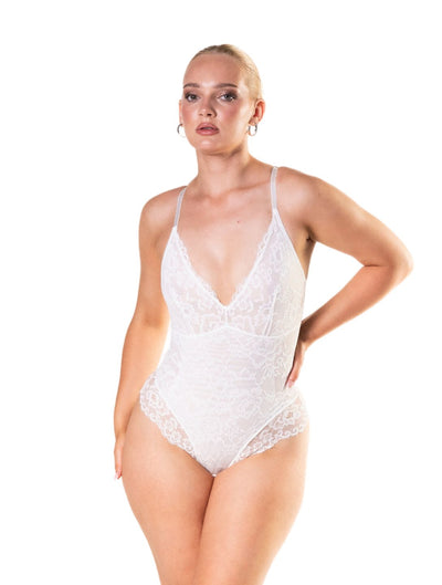 Shapewear-Body mit Spitze