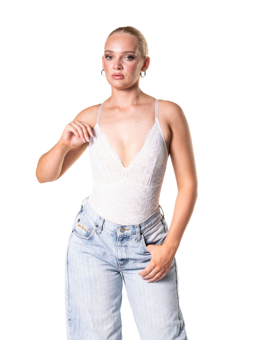 Shapewear-Body mit Spitze