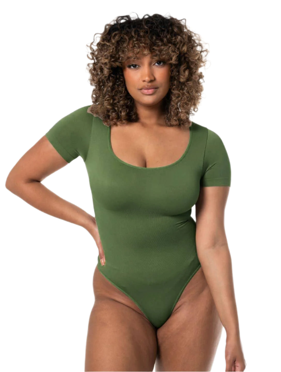 Tanga-Body mit Carré-Ausschnitt