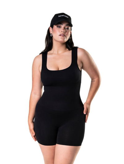 Shapewear-Jumpsuit mit Carré-Ausschnitt
