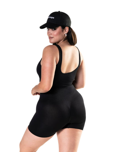 Shapewear-Jumpsuit mit Carré-Ausschnitt