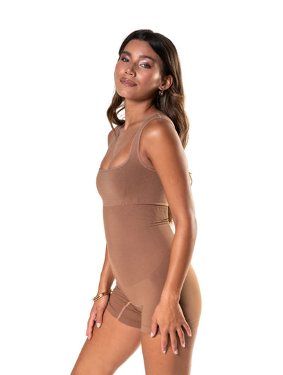 Shapewear-Jumpsuit mit Carré-Ausschnitt