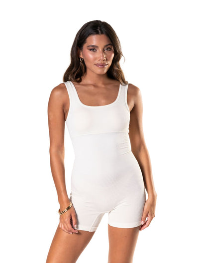 Shapewear-Jumpsuit mit Carré-Ausschnitt